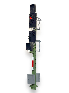 H/V Kompakt Einfahrsignal mit Vorsignal am geraden Mast