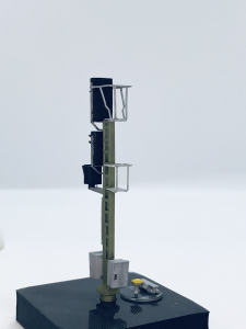 H/V Kompakt Einfahrsignal mit Vorsignal am geraden Mast DUMMY