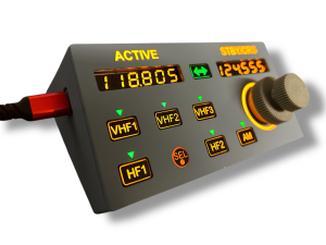 Mini Radiopanel Airbus Like mit Pultgehäuse