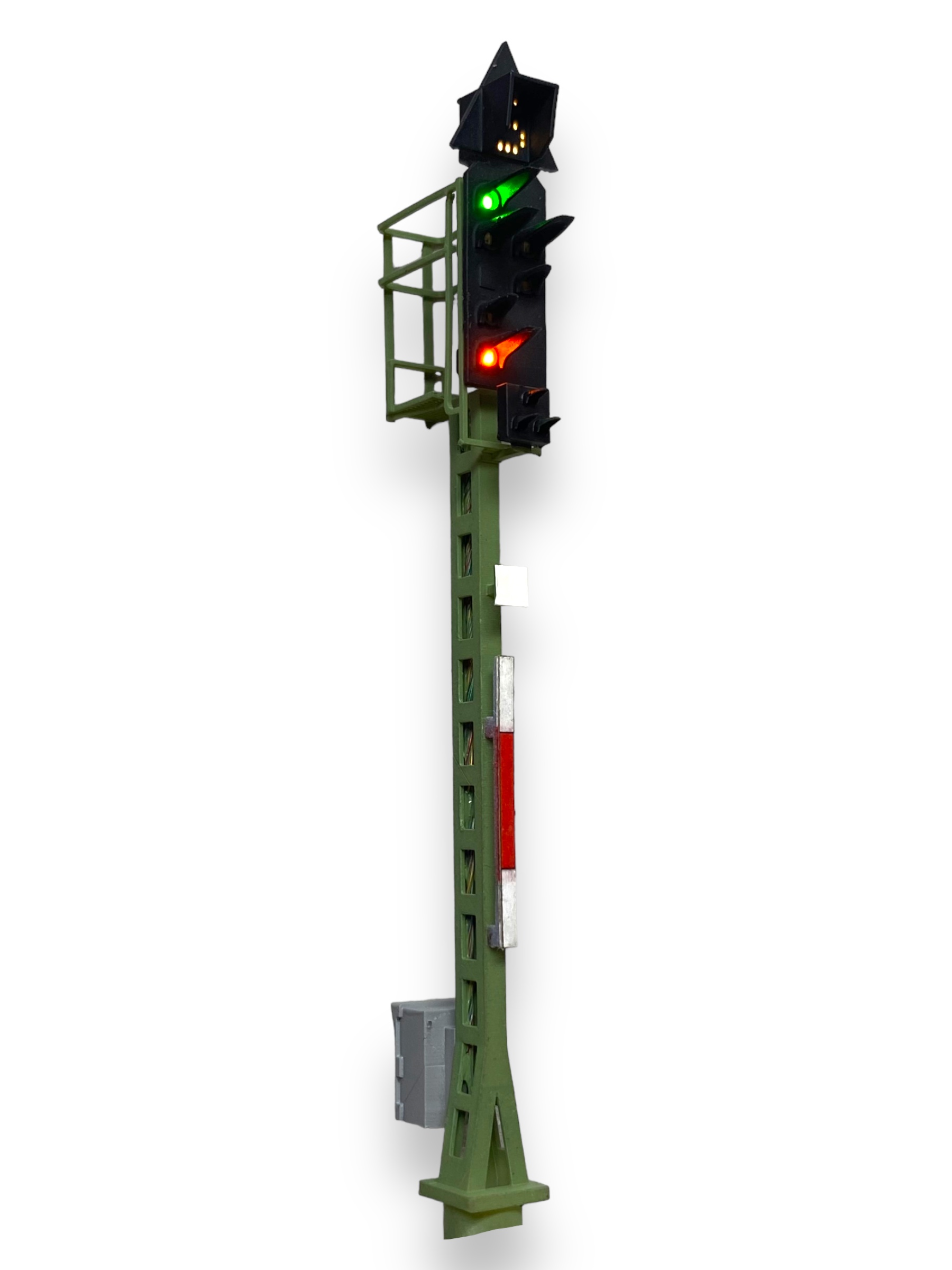Kunststoffabschussvorrichtung Einer Signalrakete. Farbige Fackeln Stockbild  - Bild von einheit, signal: 224405065