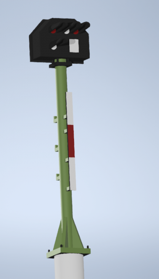 H0 Gleissperrsignal Bauart Siemens DUMMY