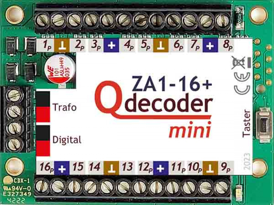 Lichtsignaldecoder Qdecoder ZA1-16+ Mini
