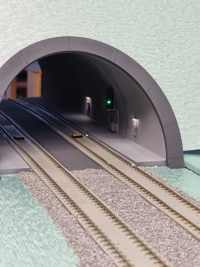 Tunnelsegment rund 56mm (Bogen)